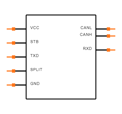 SN65HVD1040HD Symbol