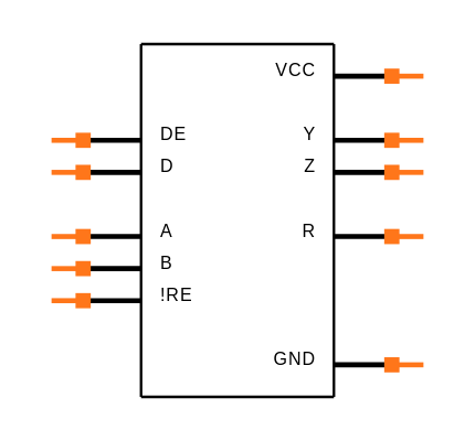 SN65HVD1470DGSR Symbol