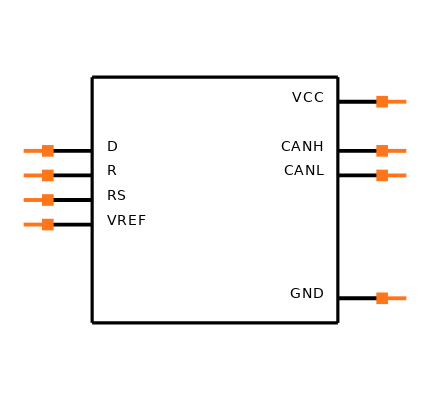SN65HVD231DRG4 Symbol