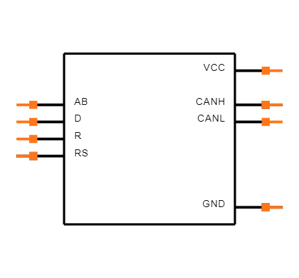 SN65HVD235D Symbol
