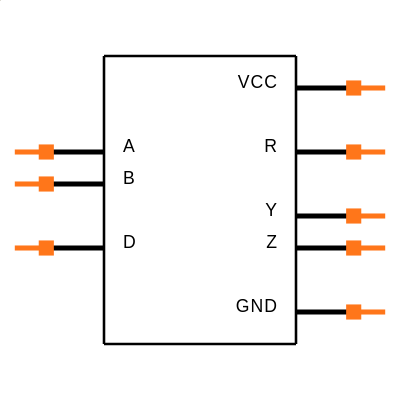 SN65HVD32DG4 Symbol