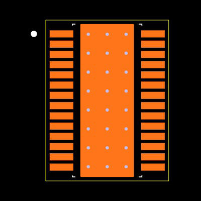 SN65HVS883PWPR Footprint
