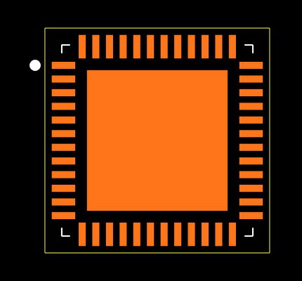 SN65LVCP204RGZR Footprint