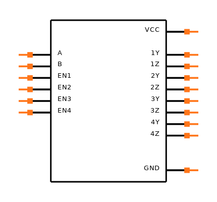 SN65LVDS104PWRG4 Symbol