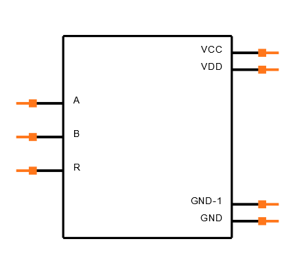 SN65LVDS4RSER Symbol