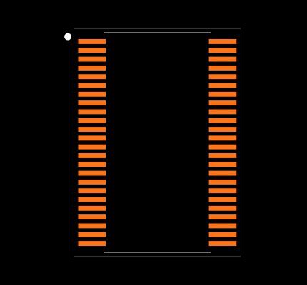 SN65LVDS96DGG Footprint