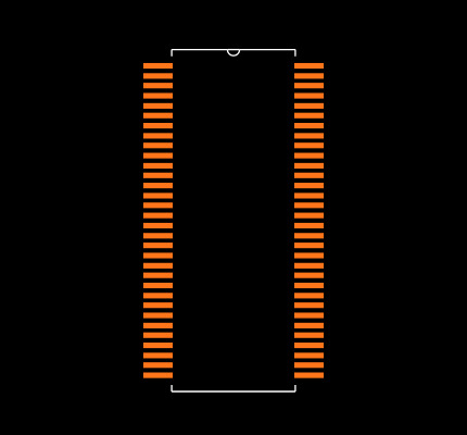 SN65LVDT386DGGRG4 Footprint