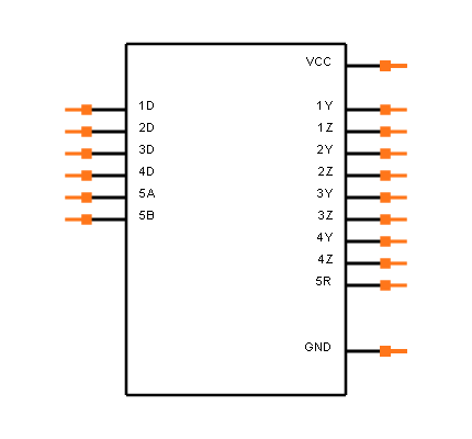 SN65LVDT41PWR Symbol
