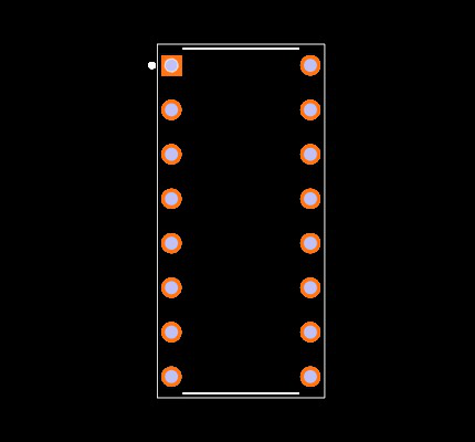 SN7476N Footprint