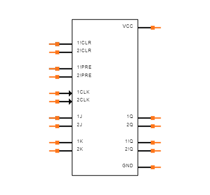 SN7476N Symbol