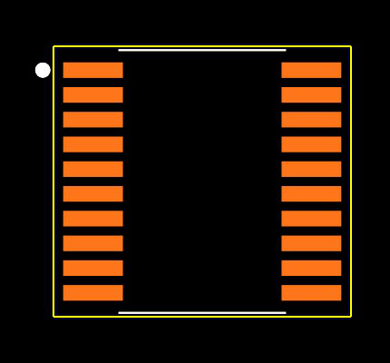 SN74ABT640PW Footprint