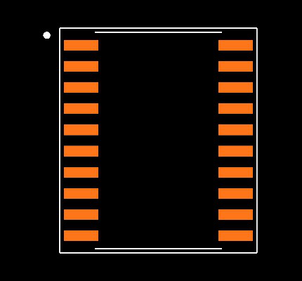 SN74AC374DWR Footprint