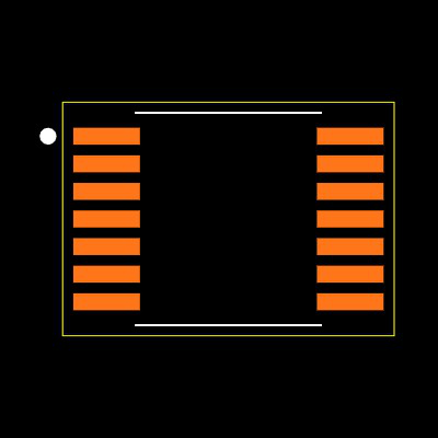 SN74AC74PWRQ1 Footprint