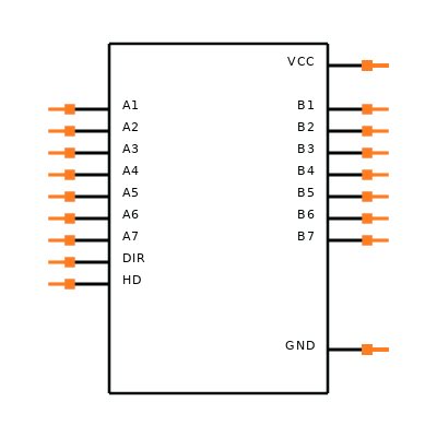 SN74ACT1284DWR Symbol