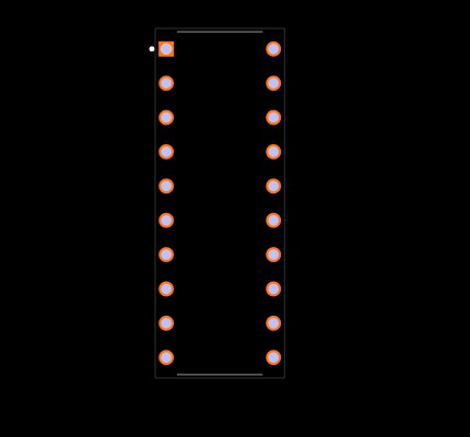 SN74ACT244N Footprint
