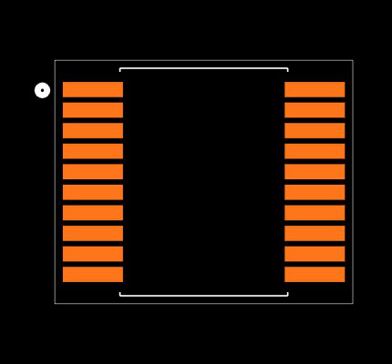 SN74ACT374DBR Footprint
