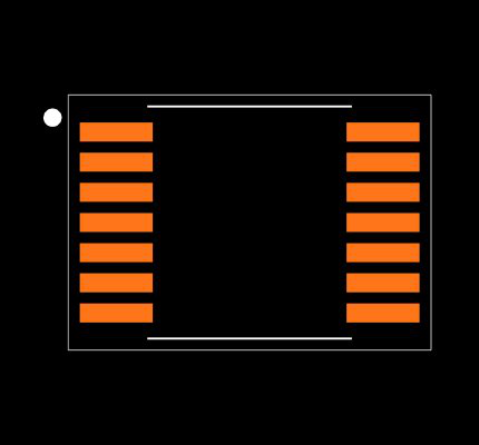 SN74AHC08QPWRQ1 Footprint