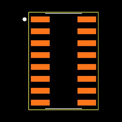 SN74AHC157D Footprint