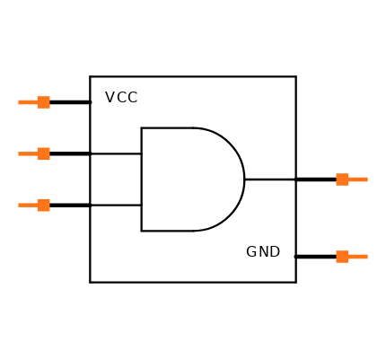 SN74AHC1G08DCKTE4 Symbol