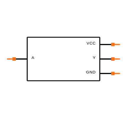 SN74AHC1G14DCKRG4 Symbol