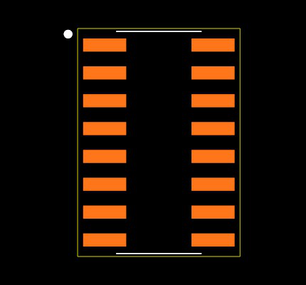 SN74AHC595D Footprint