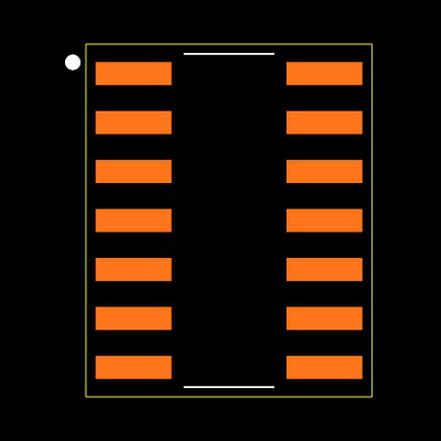 SN74AHC74MDREP Footprint
