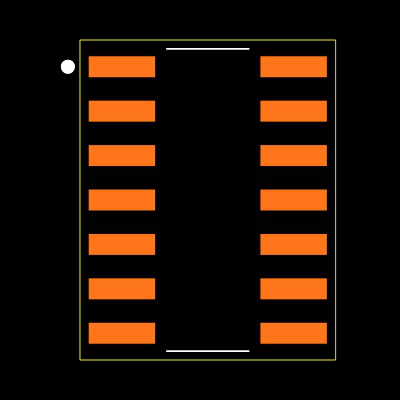 SN74AHCT08DRG4 Footprint