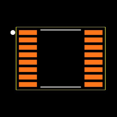 SN74AHCT139PWR Footprint