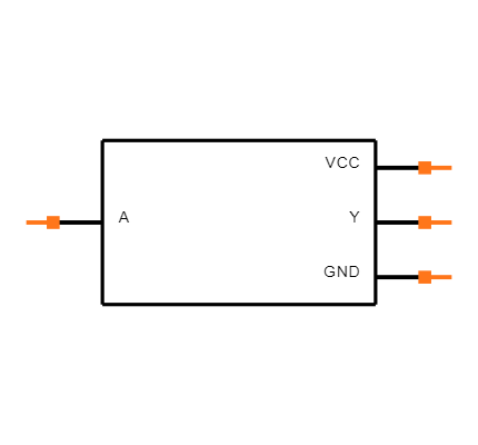 SN74AHCT1G14DBVR Symbol