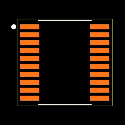 SN74AHCT244PWG4 Footprint