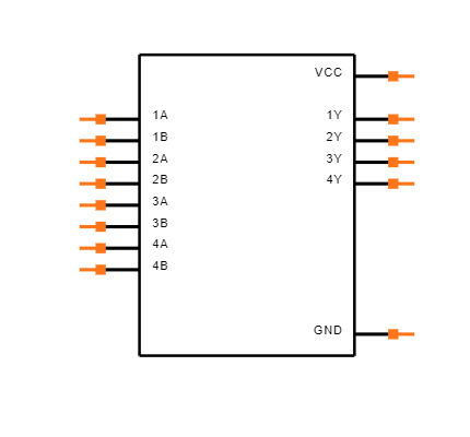 SN74AHCT32MPWREP Symbol