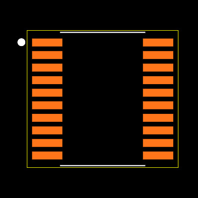 SN74AHCT574PWR Footprint