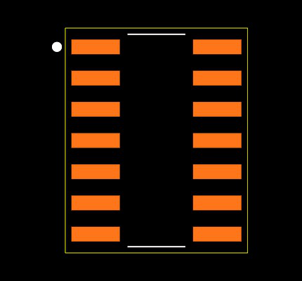 SN74ALS05AD Footprint