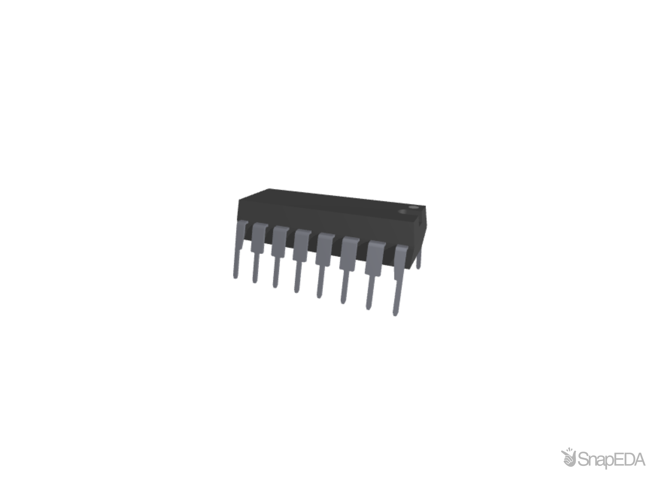 SN74ALS258AN 3D Model
