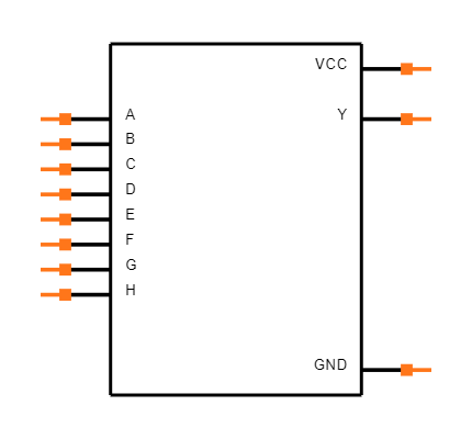 SN74ALS30AN Symbol