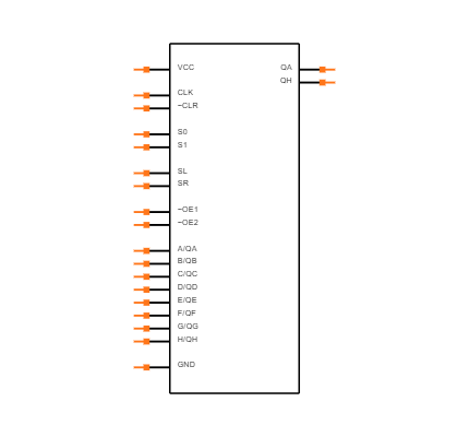 SN74ALS323N Symbol