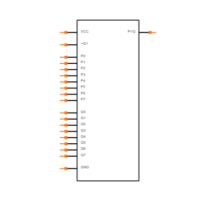 SN74ALS518N Symbol