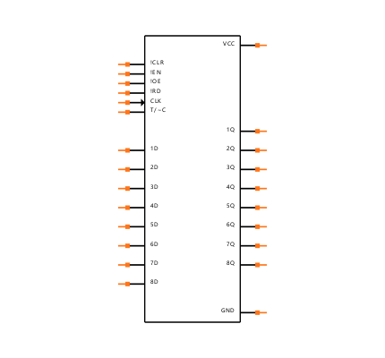 SN74ALS996DWR Symbol