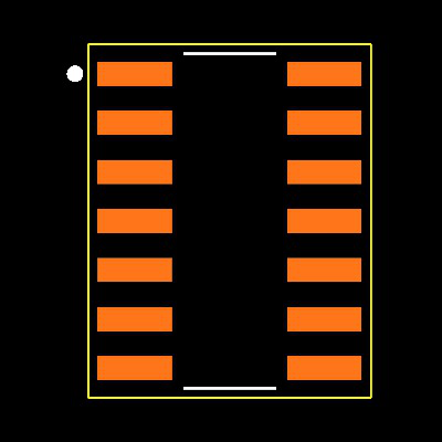 SN74ALVC08D Footprint