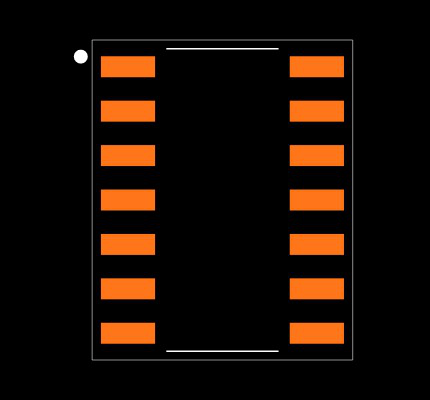 SN74ALVC08DRE4 Footprint