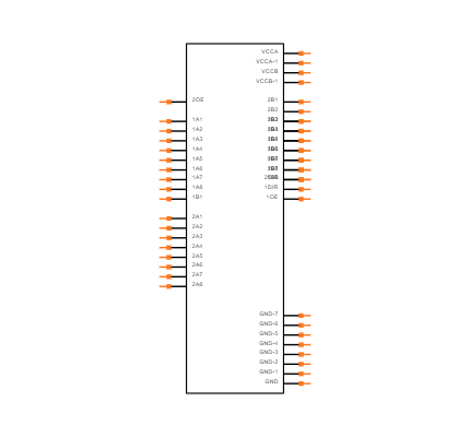 SN74ALVC164245DL Symbol