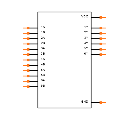 SN74AS832BDWR Symbol