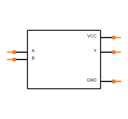 SN74AUP1T02DCKR Symbol