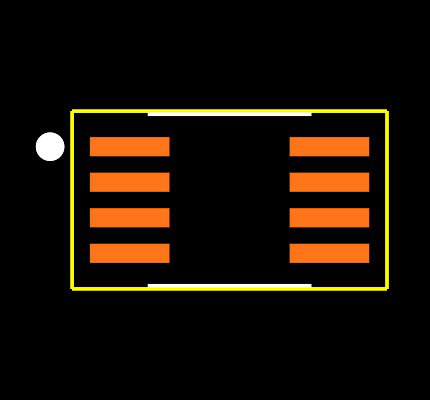 SN74AUP2G08DCUR Footprint