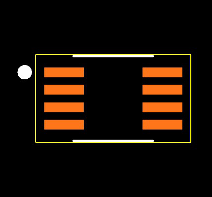 SN74AUP2G32DCUR Footprint
