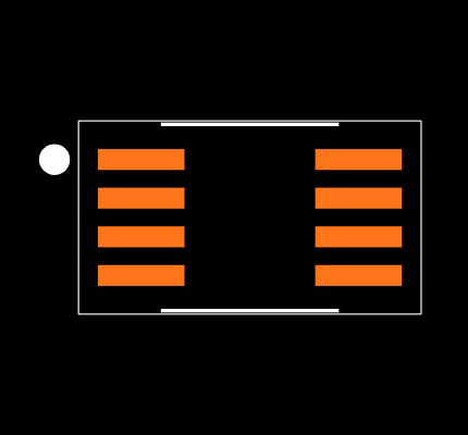 SN74AUP3G07DCUR Footprint