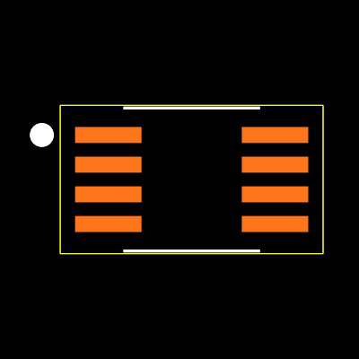 SN74AVC2T45DCUR Footprint