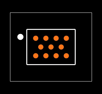 SN74AVC4T234ZSUR Footprint