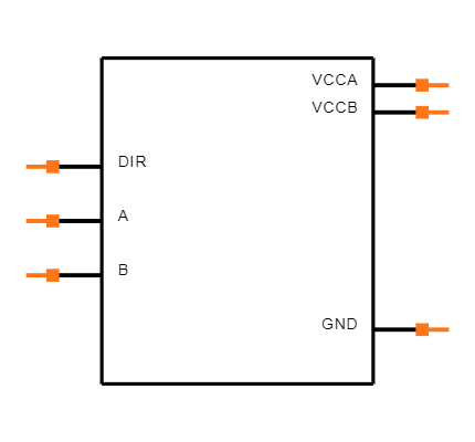 SN74AVCH1T45DBVR Symbol
