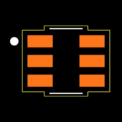 SN74AXCH1T45DBVR Footprint